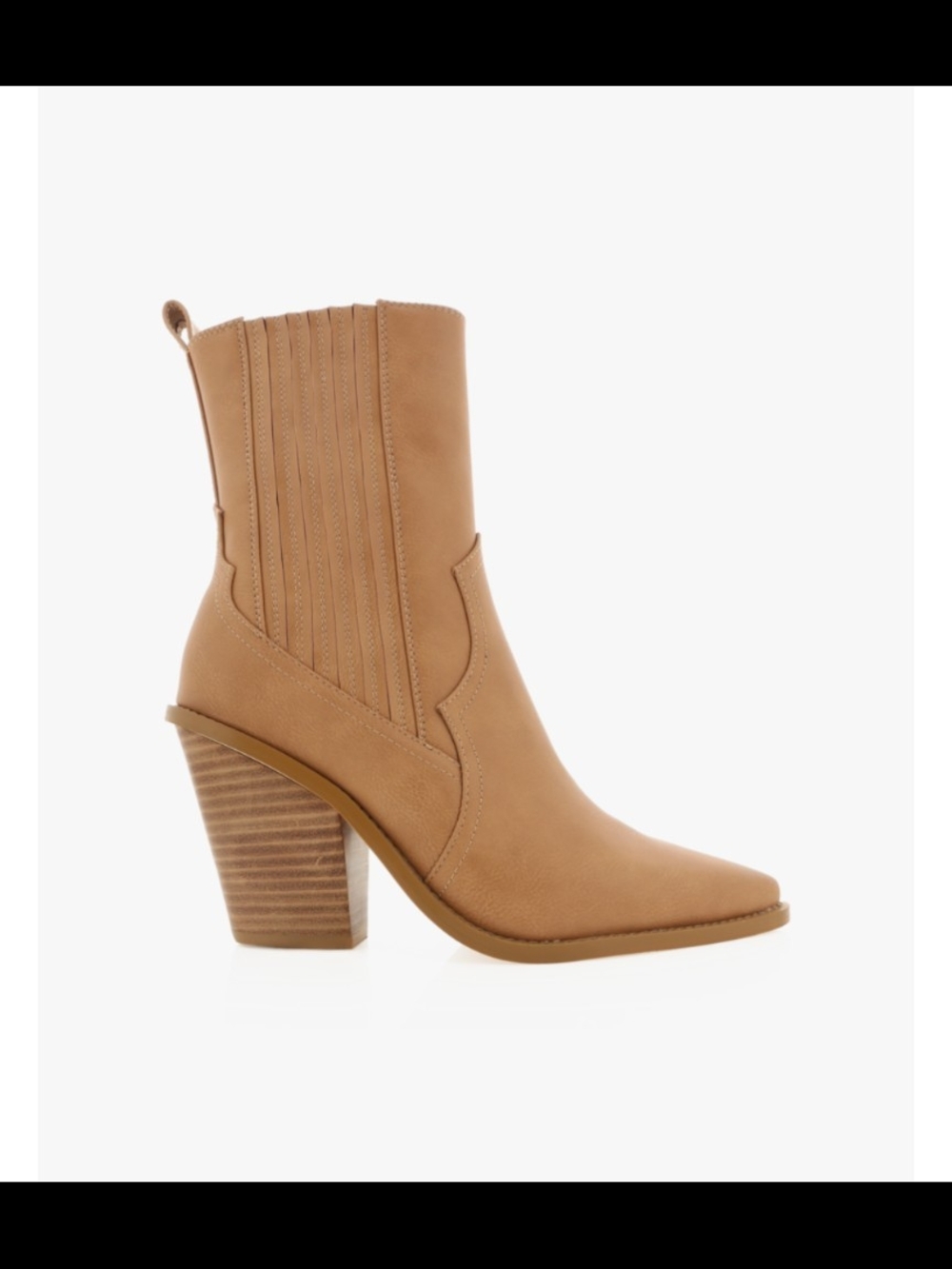 Skylar by Billini Western Inspired Cutout Block Heel Ankle Boots